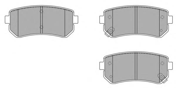 FBP1485 Fremax pastillas de freno traseras