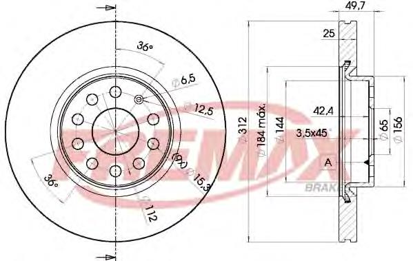 Comprar BD5618 Fremax Freno de disco delantero