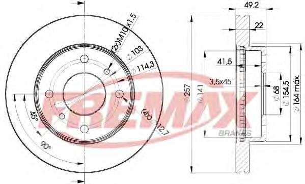 BD7101 Fremax Discos
