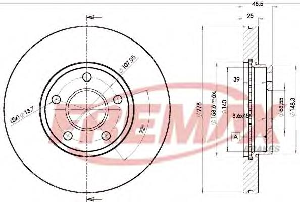 BD3963 Fremax Discos