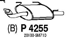 Silenciador posterior 1513 Polmostrow