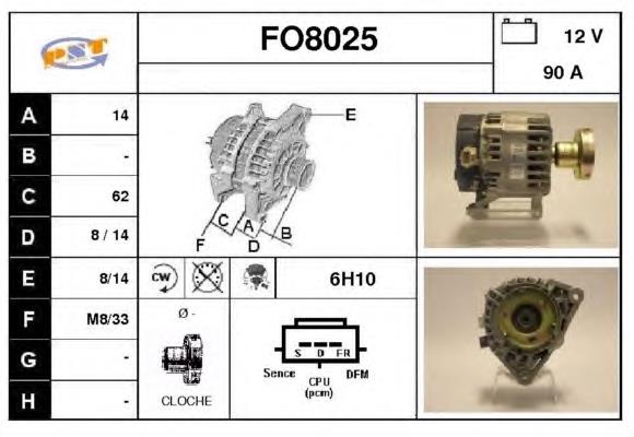 Alternador 5530041 Meat&Doria