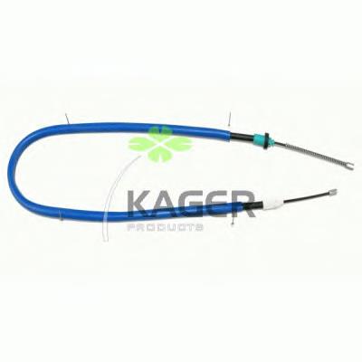 191336 Kager cable de freno de mano trasero derecho