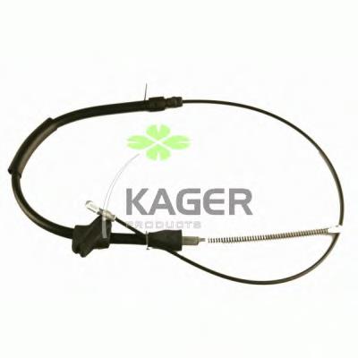 19-0465 Kager cable de freno de mano trasero derecho