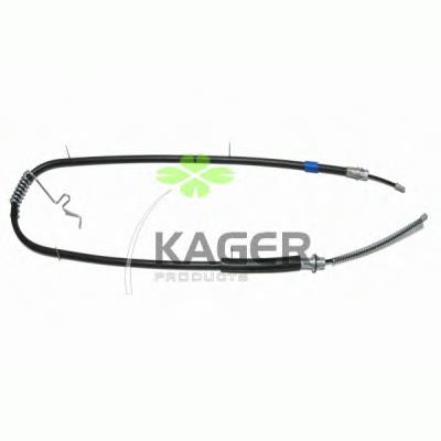 19-1444 Kager cable de freno de mano trasero izquierdo