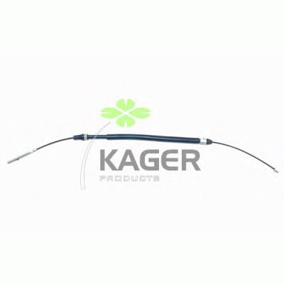 Cable de freno de mano trasero izquierdo 190327 Kager