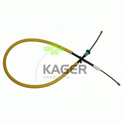 19-1334 Kager cable de freno de mano trasero derecho