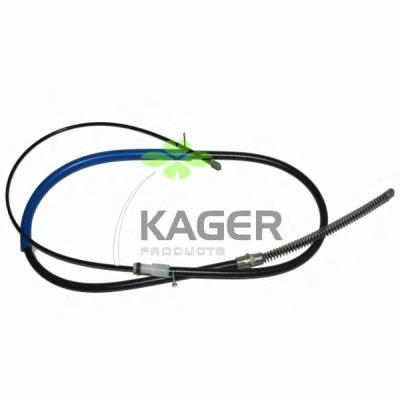 Cable de freno de mano trasero derecho/izquierdo 191395 Kager