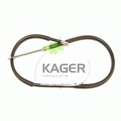 19-1354 Kager cable de freno de mano trasero derecho/izquierdo