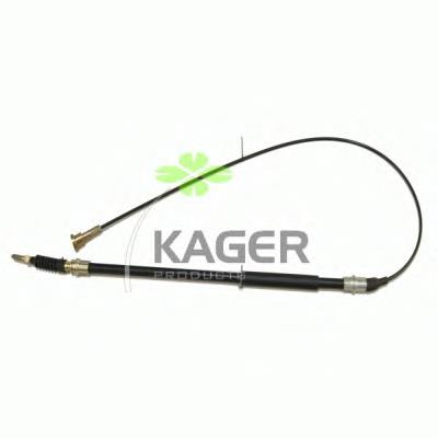 19-1612 Kager cable de freno de mano trasero derecho