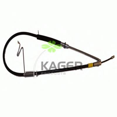 191446 Kager cable de freno de mano trasero derecho