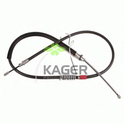 191445 Kager cable de freno de mano trasero izquierdo