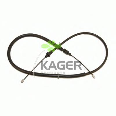 19-1221 Kager cable de freno de mano trasero izquierdo