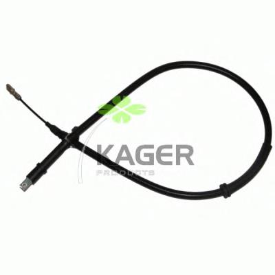 19-1252 Kager cable de freno de mano trasero derecho/izquierdo