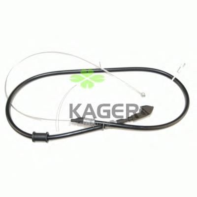 190879 Kager cable de freno de mano trasero derecho