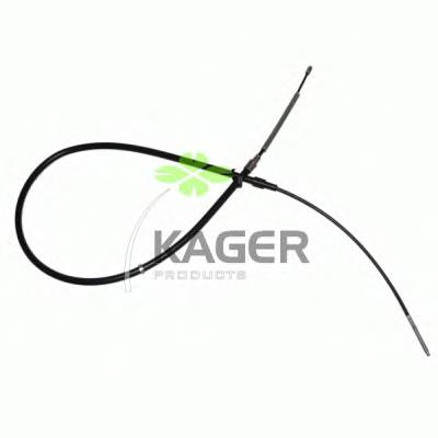 19-1698 Kager cable de freno de mano trasero derecho/izquierdo