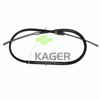 19-1642 Kager cable de freno de mano trasero derecho/izquierdo