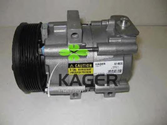 92-0635 Kager compresor de aire acondicionado