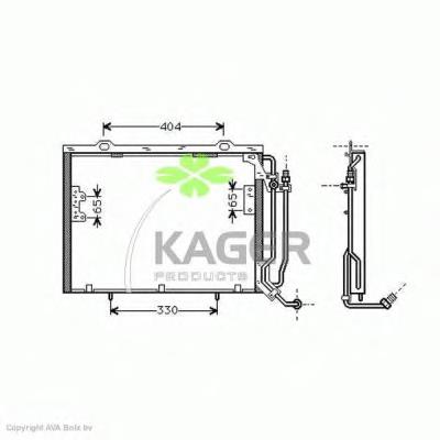 945209 Kager condensador aire acondicionado