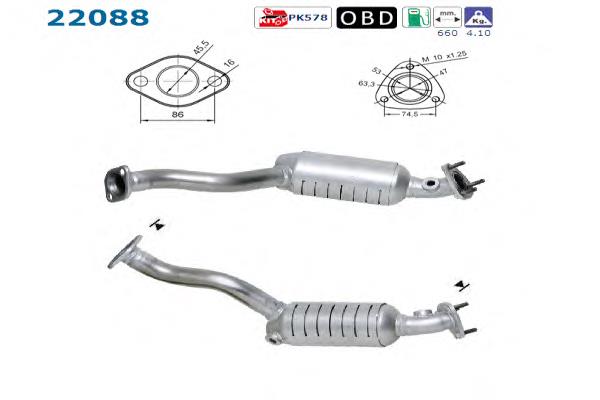 HD33372K Veneporte Catalizador de gasolina y diésel