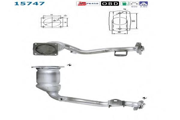 Catalizador 099566 Bosal