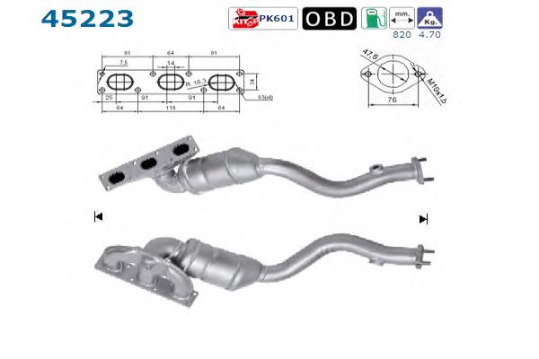 Colector de escape BM92195H BM Catalysts