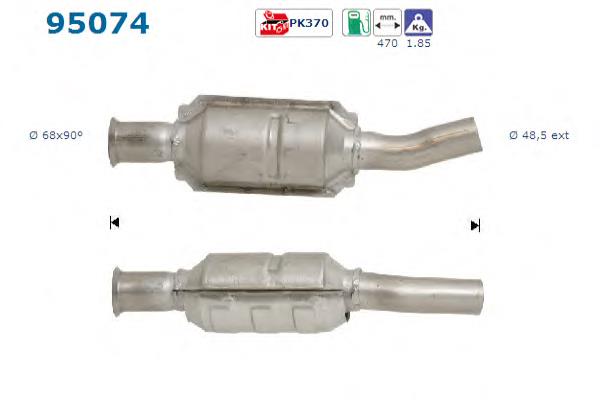 BM91040H BM Catalysts Catalizador de gasolina y diésel