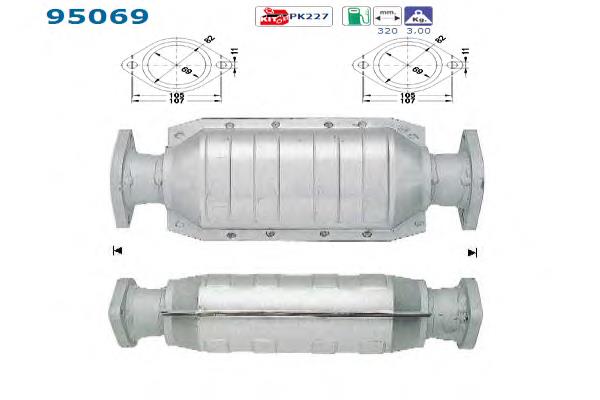 BM90105H BM Catalysts Catalizador de gasolina y diésel