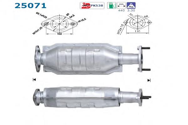 Catalizador AS/Auto Storm 25071 precio, desde 191,18 EUR