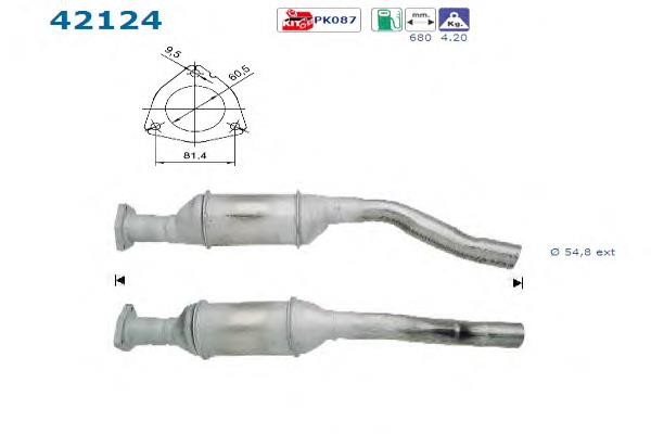 Catalizador AS/Auto Storm 42124 precio, desde 143,39 EUR