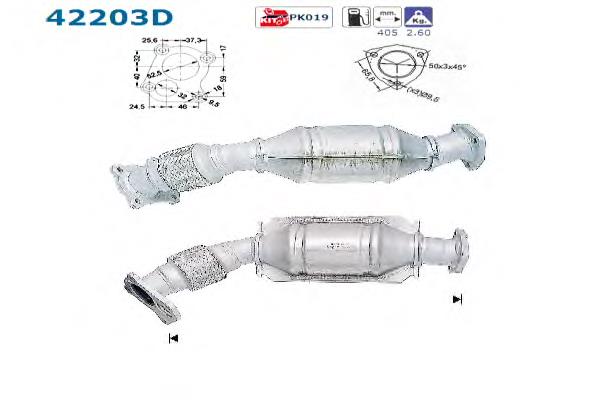 Catalizador 42203D AS/Auto Storm