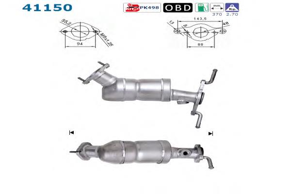 46739666 Fiat/Alfa/Lancia Catalizador de gasolina y diésel