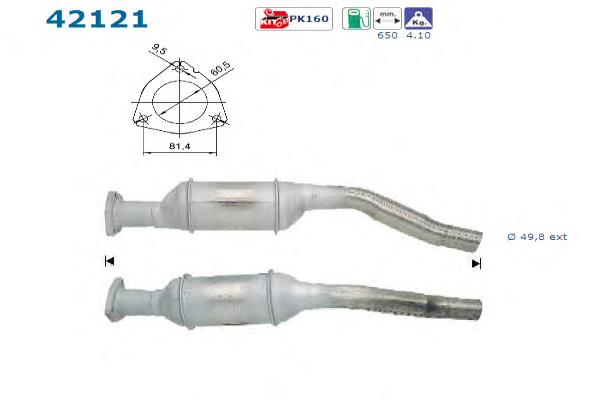 Catalizador AS/Auto Storm 42121 precio, desde 151,42 EUR
