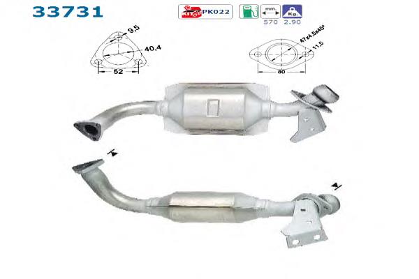 Catalizador AS/Auto Storm 33731 precio, desde 125,18 EUR