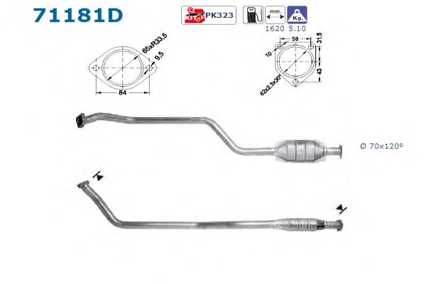 Catalizador Autospeed 315B80077H precio, desde 213,10 EUR