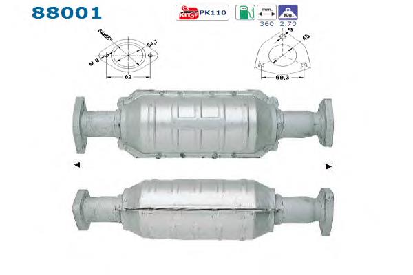 Comprar Catalizador Skoda Felicia I 791, 6U1
