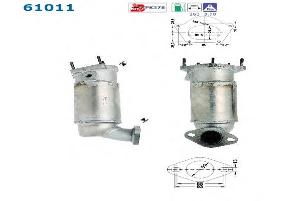 BM90479H BM Catalysts Catalizador de gasolina y diésel