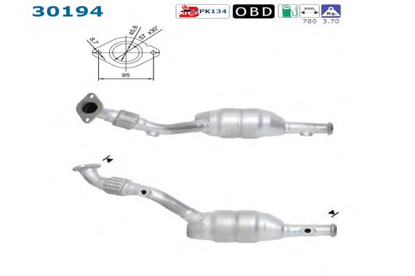 Catalizador 8200122935 Renault (RVI)