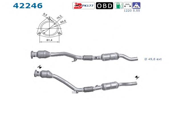 Comprar 4B0253012NX VAG Silenciador delantero