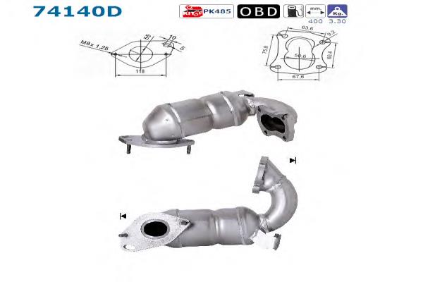 Catalizador 74140D AS/Auto Storm