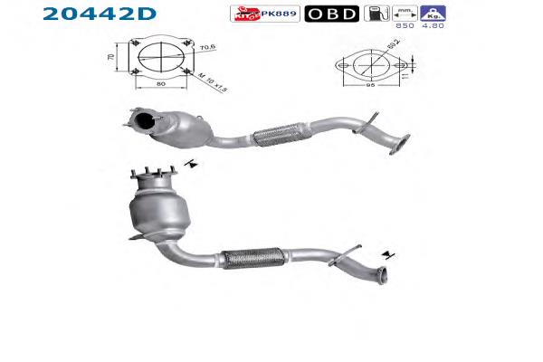Catalizador Polcar FR6081T precio, desde 304,53 EUR