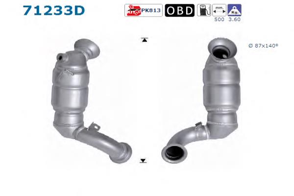 Catalizador Mercedes A1694905710 precio, desde 280,89 EUR