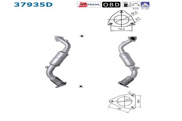 Catalizador Audi Q7 (4L)