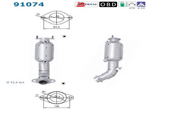 Catalizador Suzuki 1419065JA1H02 precio, desde 330,64 EUR