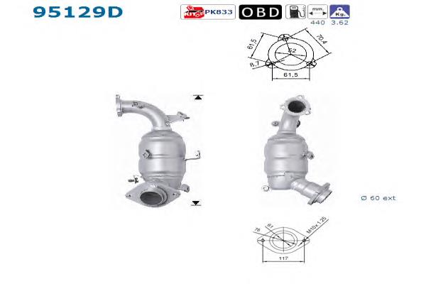 Catalizador 95129D AS/Auto Storm