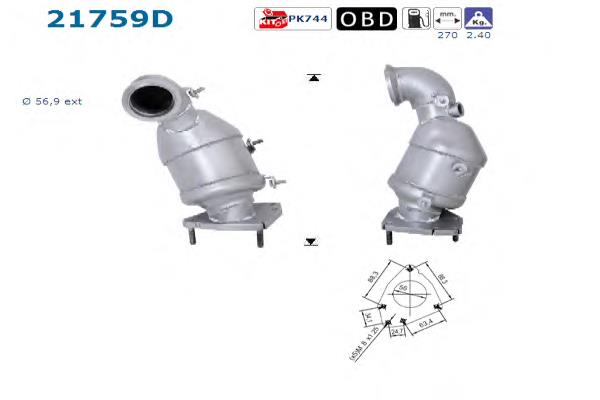 Comprar 5850126 Opel Catalizador
