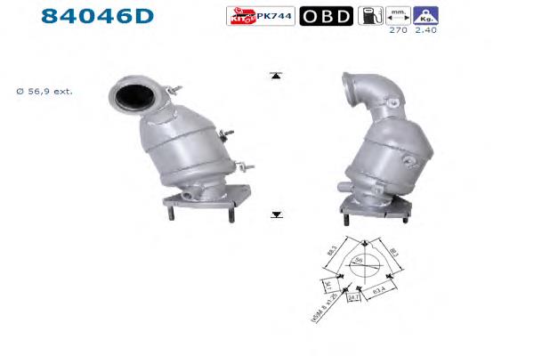 Catalizador Opel 5850126 precio, desde 232,56 EUR