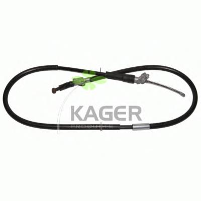 196498 Kager cable de freno de mano trasero derecho