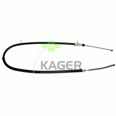 19-1655 Kager cable de freno de mano trasero izquierdo