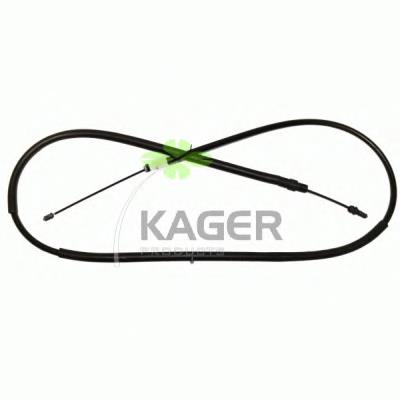 19-1862 Kager cable de freno de mano trasero derecho